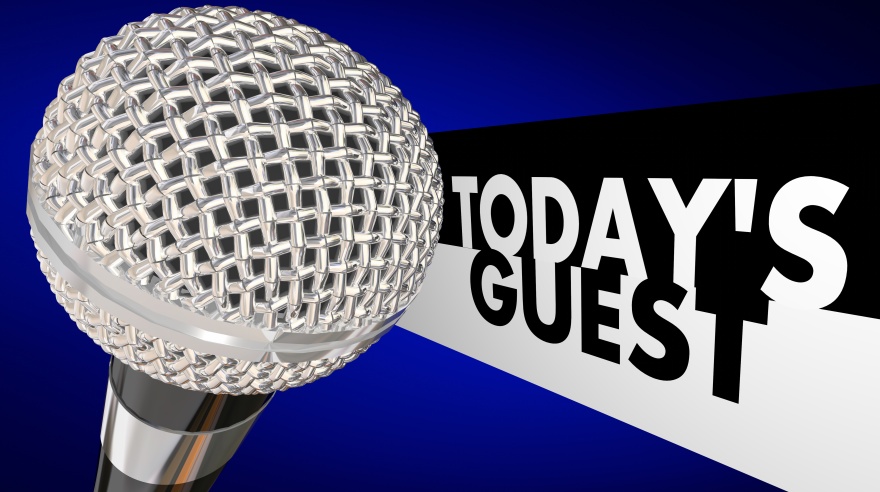 Today's Guest Talk Show Microphone Discussion Interview Program