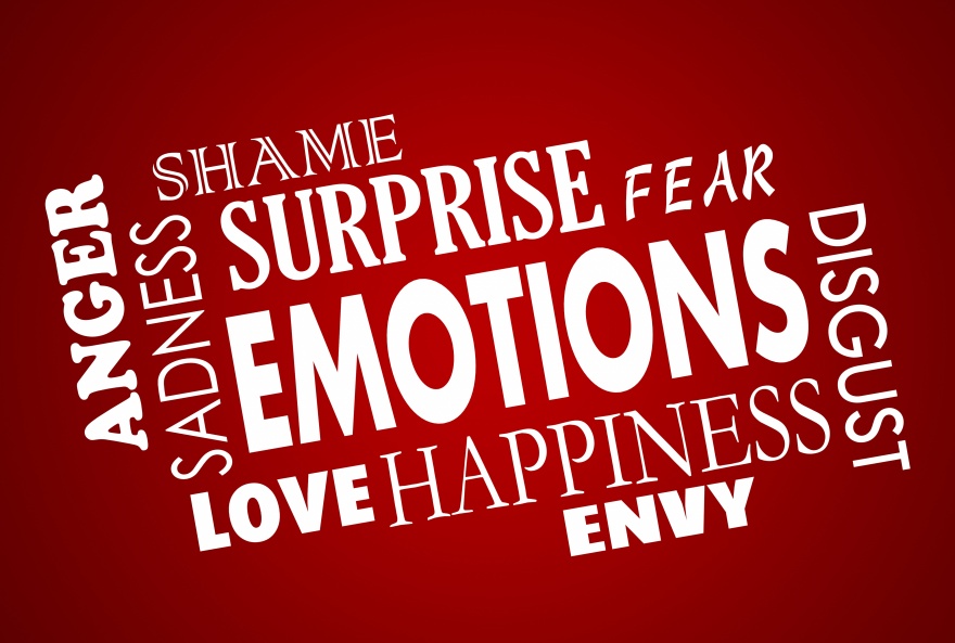 Emotions Happiness Sadess Anger Love Word Collage