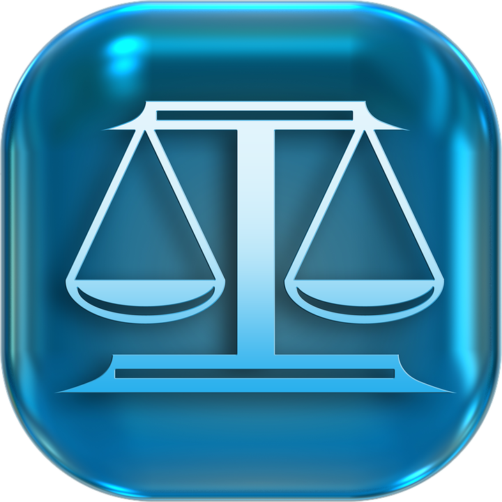 Justice blue icon image