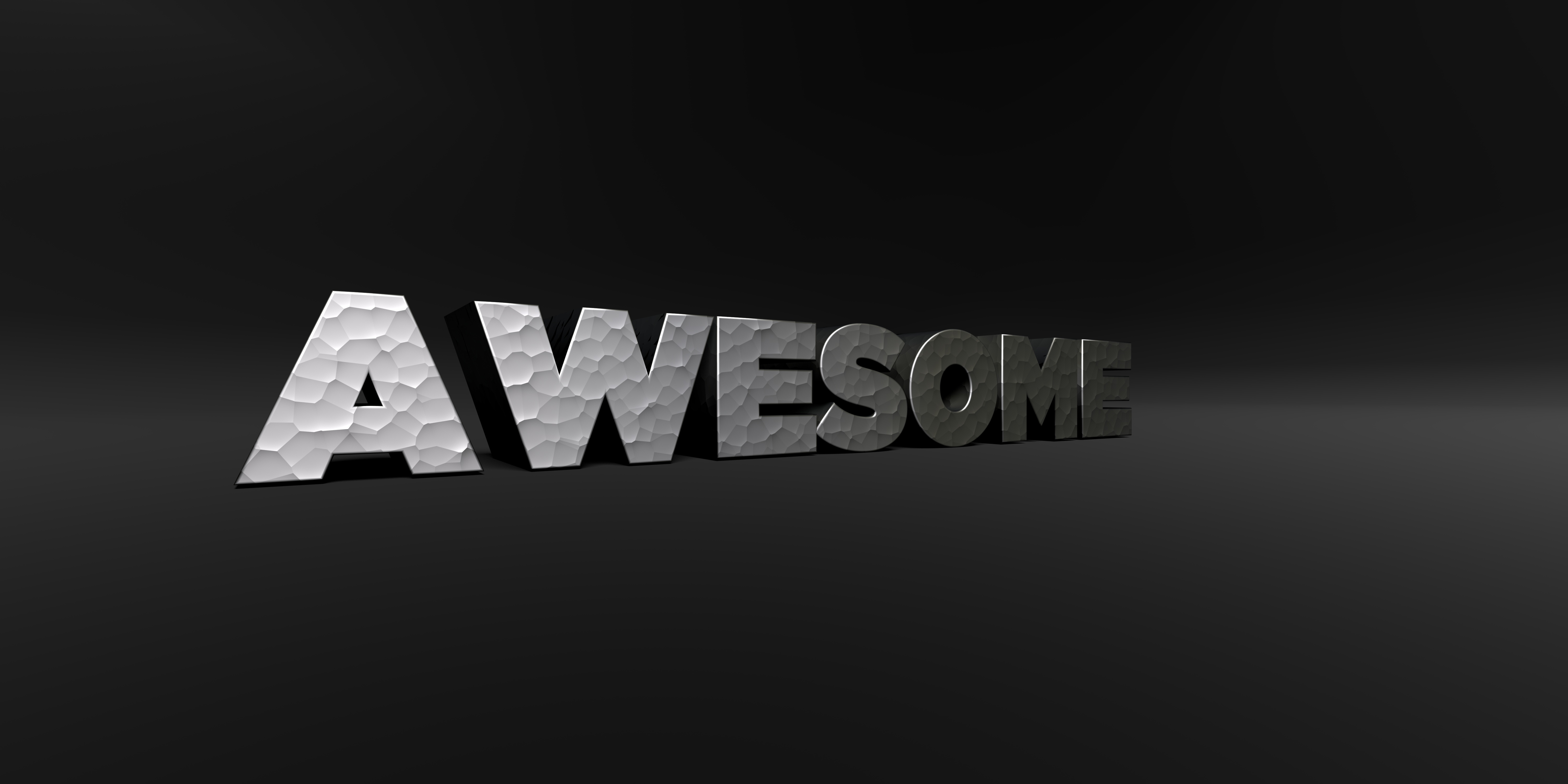 Awesome block letters dark background.jpeg
